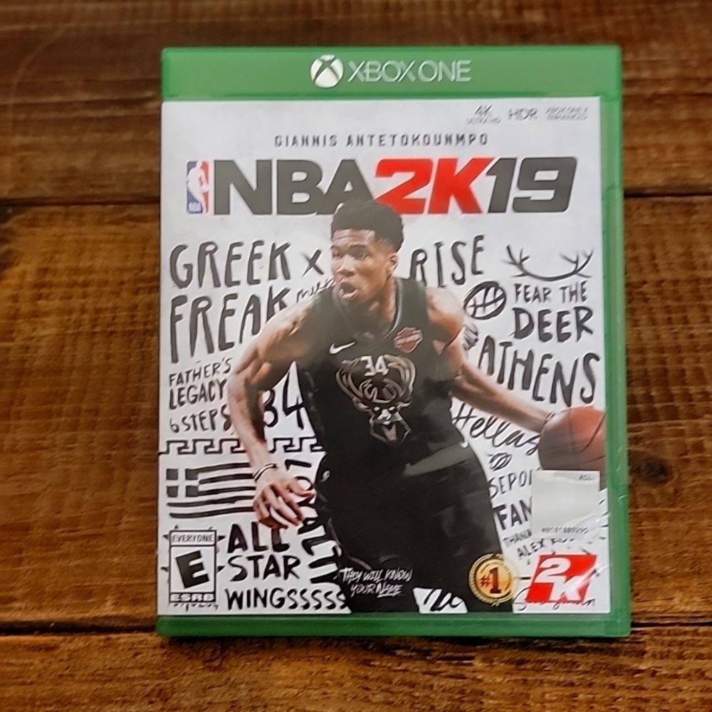 XBOX‎ ONE - NBA 2K19 video game DVD & case